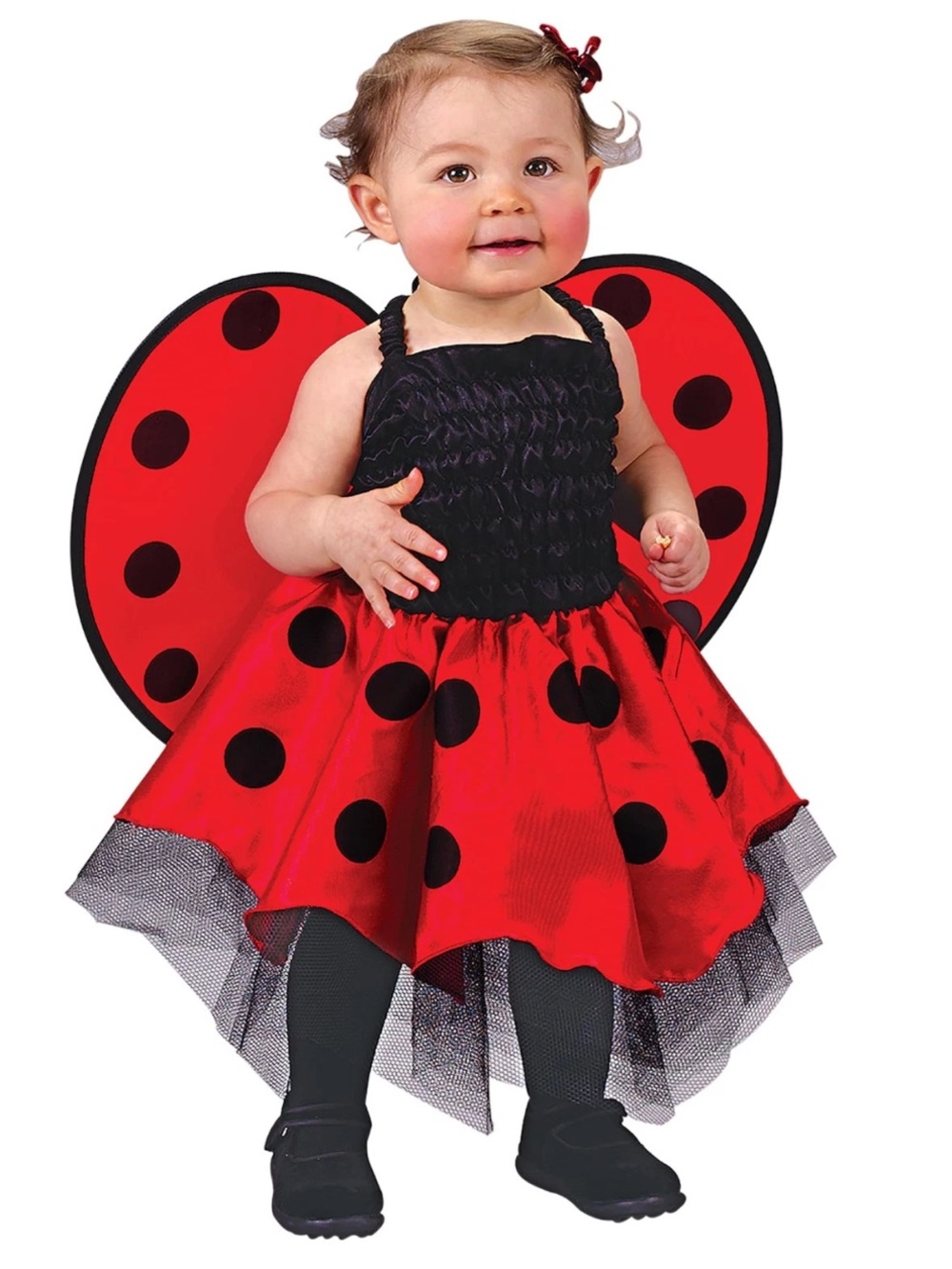 Baby Ladybug Costume for Halloween, One Size Fits Up to 24 Months - Fun World